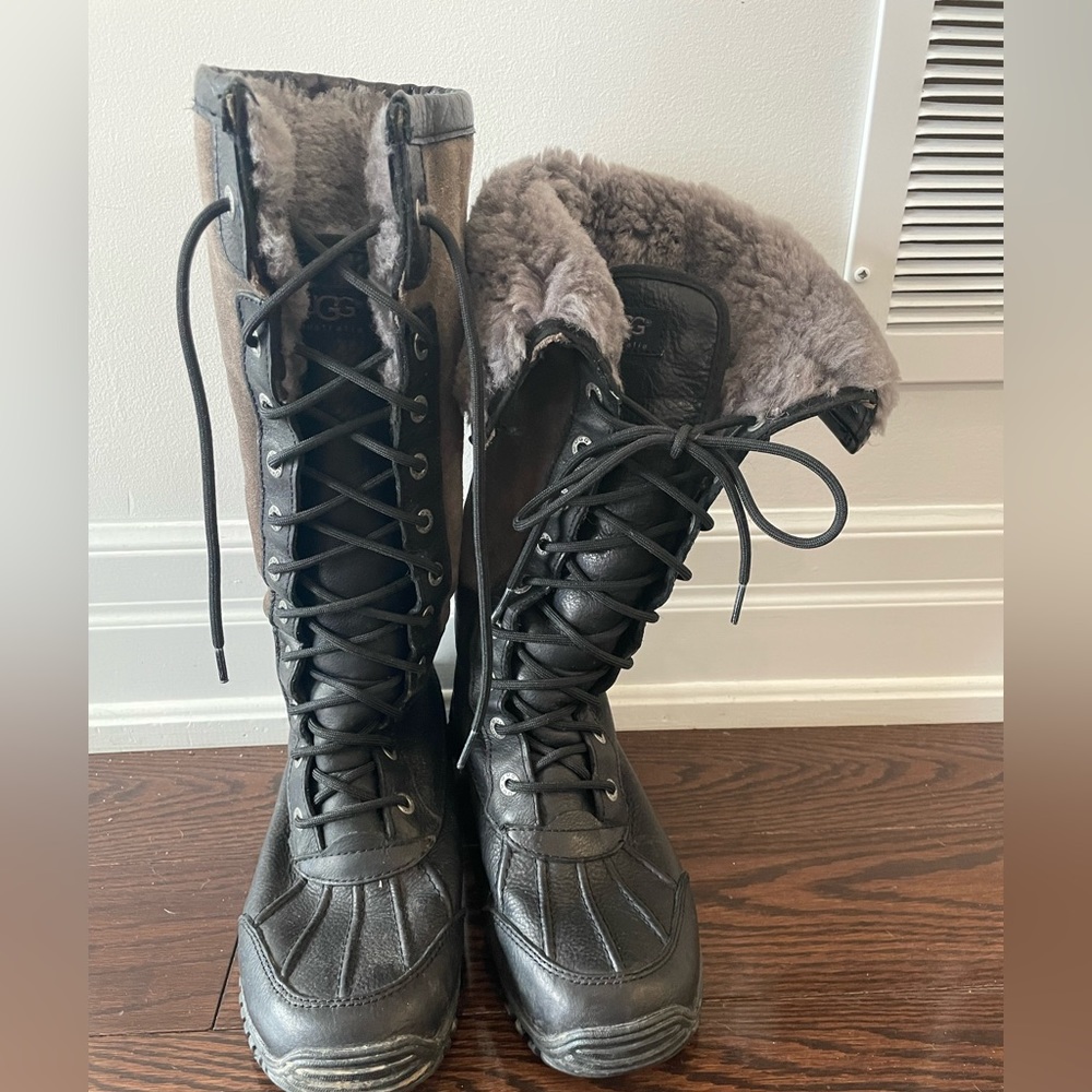 UGG Women's Adirondack Tall Waterproof Black